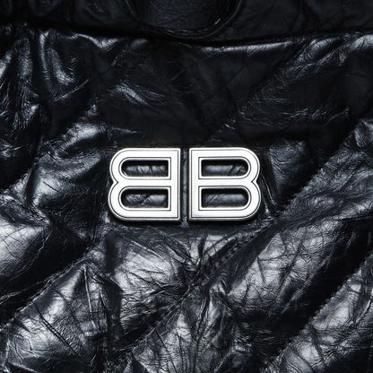 Balenciaga Shoulder Bag Crash Tote Leather 2-Way Chain