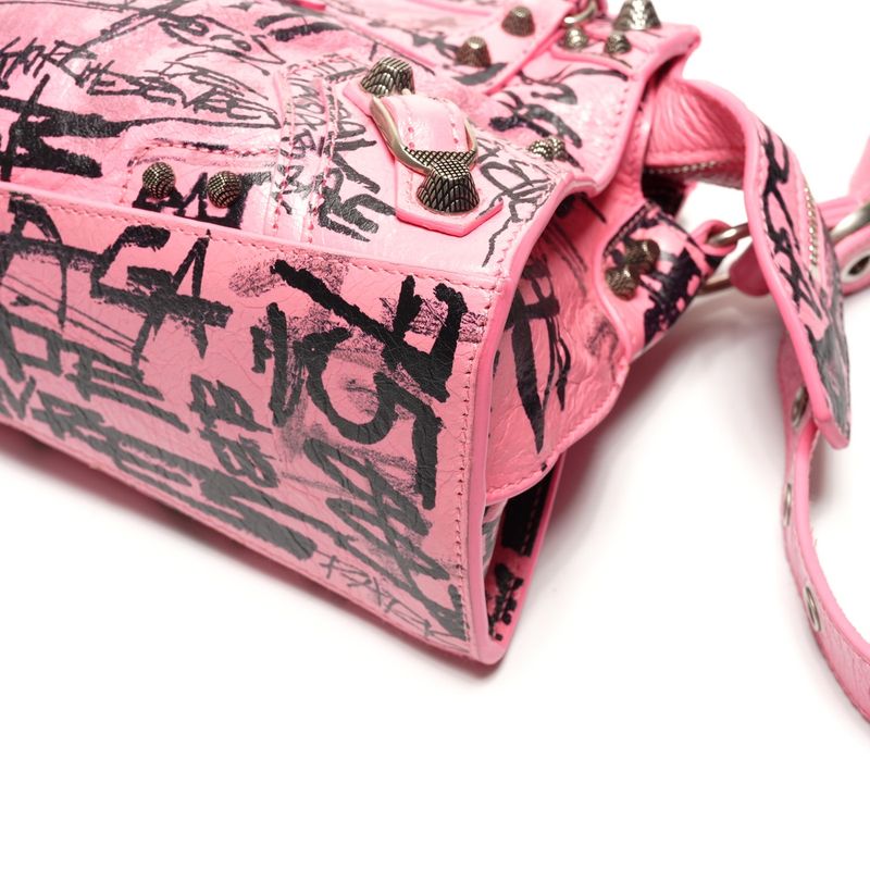 Balenciaga Handbag Neo Cagole Graffiti 2-Way City