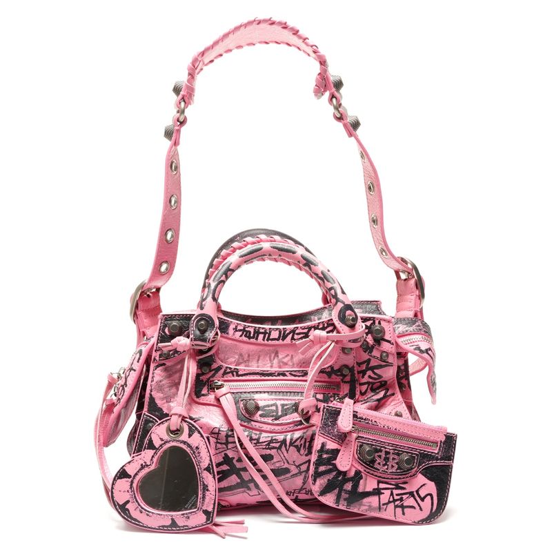 Balenciaga Handbag Neo Cagole Graffiti 2-Way City