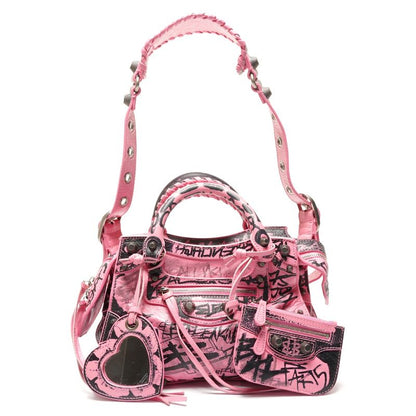Balenciaga Handbag Neo Cagole Graffiti 2-Way City