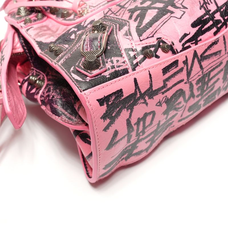 Balenciaga Handbag Neo Cagole Graffiti 2-Way City