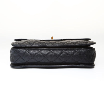 Chanel Shoulder Bag 16 2.55 Caviar Leather Chain