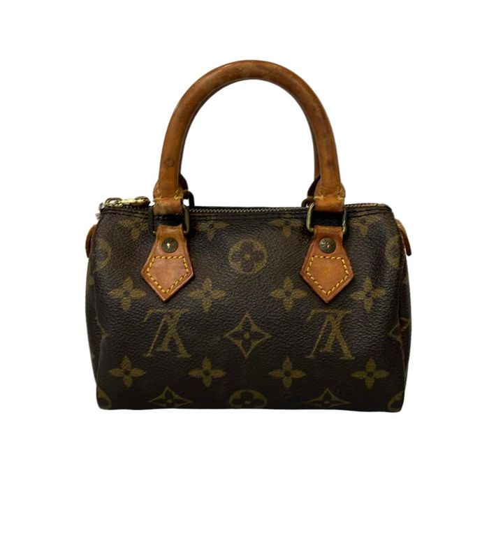 Louis Vuitton 2-Way Shoulder Bag Crossbody Mini Speedy Monogram