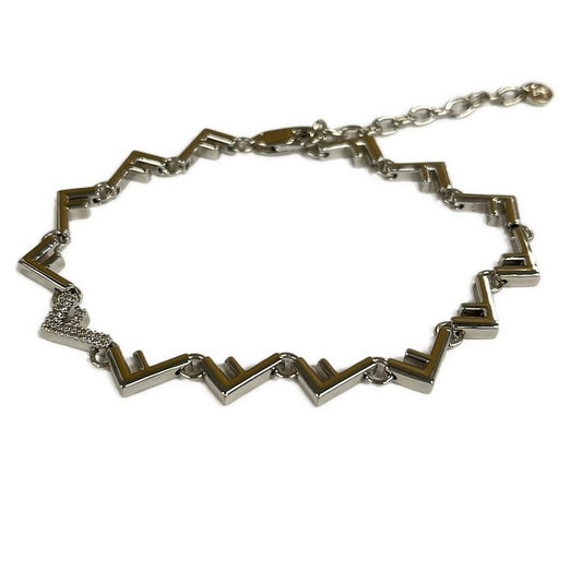 Fendi Bracelet Five Silver