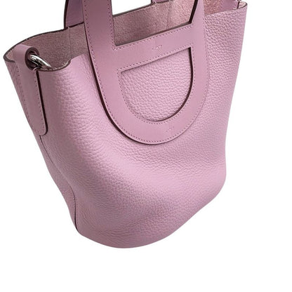 Hermes Tote in the Loop 18 Move Silvestre Silver Mauve Silvestre