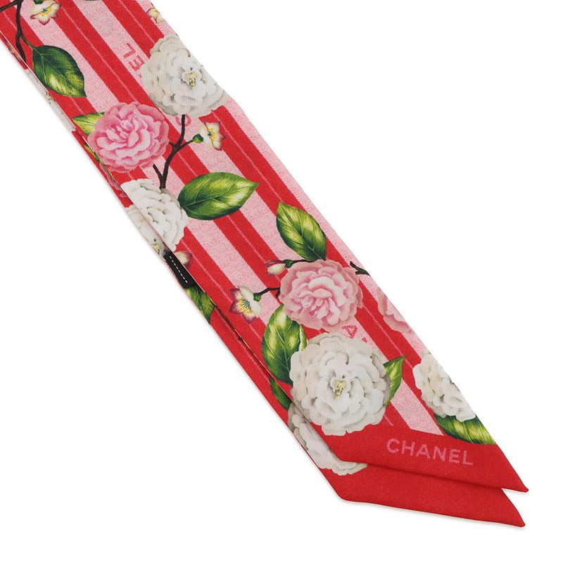 Chanel Scarf Flower CC Logo Bandeau