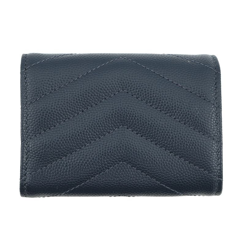 Saint Laurent Paris Trifold Wallet Tiny Monogram Leather