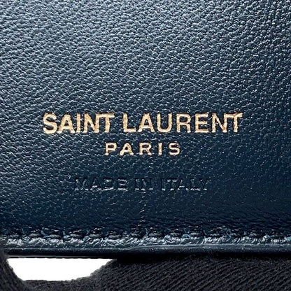 Saint Laurent Paris Trifold Wallet Tiny Monogram Leather