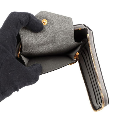 Hermes Bifold Wallet Zip Chaine D'ancre Grimeia Gold