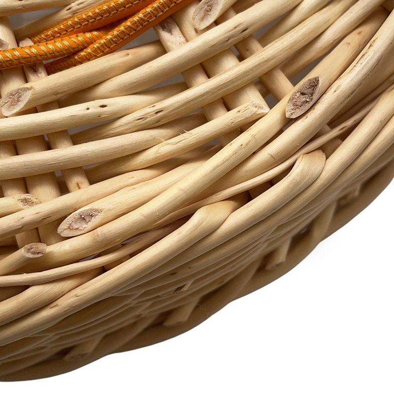 Hermes Round Treasure Ozelet Color PM Jaune d'Or Willow Swift Glass Shoulder Bag