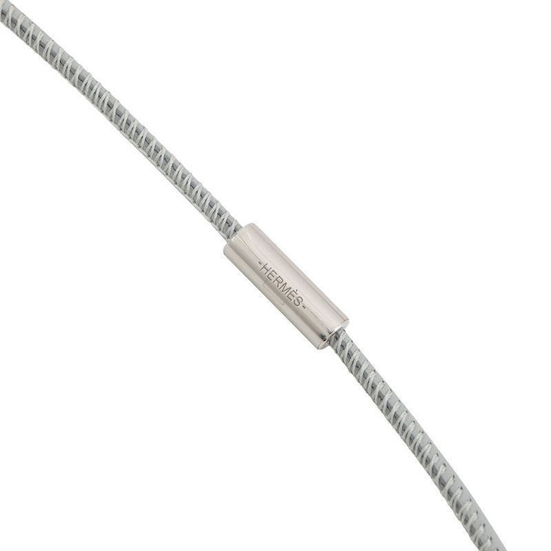 Hermes Necklace Equipe Buffalo Horn Pink Gray