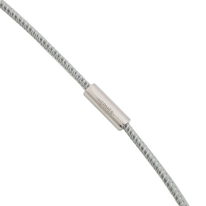 Hermes Necklace Equipe Buffalo Horn Pink Gray