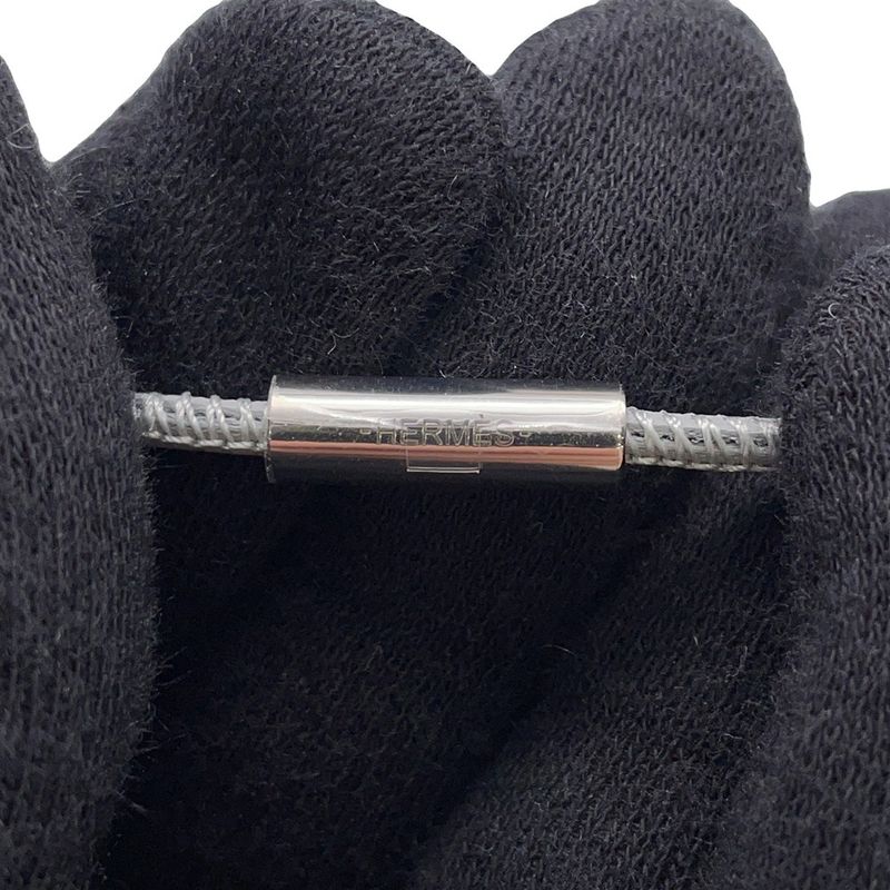 Hermes Necklace Equipe Buffalo Horn Pink Gray