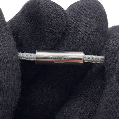 Hermes Necklace Equipe Buffalo Horn Pink Gray