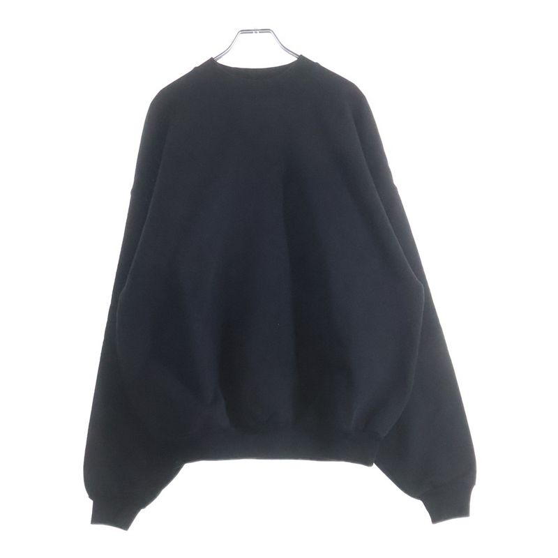 Balenciaga Back Print Crew Neck Sweatshirt Trainer Black Sneaker