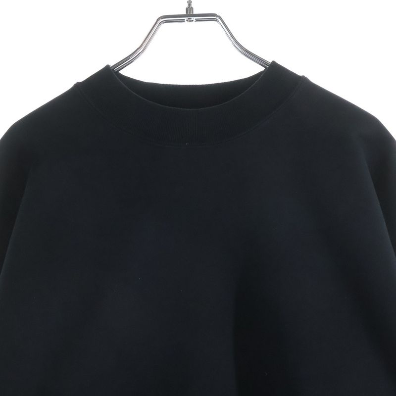 Balenciaga Back Print Crew Neck Sweatshirt Trainer Black Sneaker