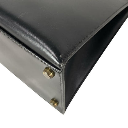 Hermes Handbag Kelly 32 Black Sellier Gold