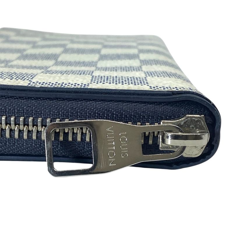 Louis Vuitton Damier Azur Wallet Coastline Zippy Vertical