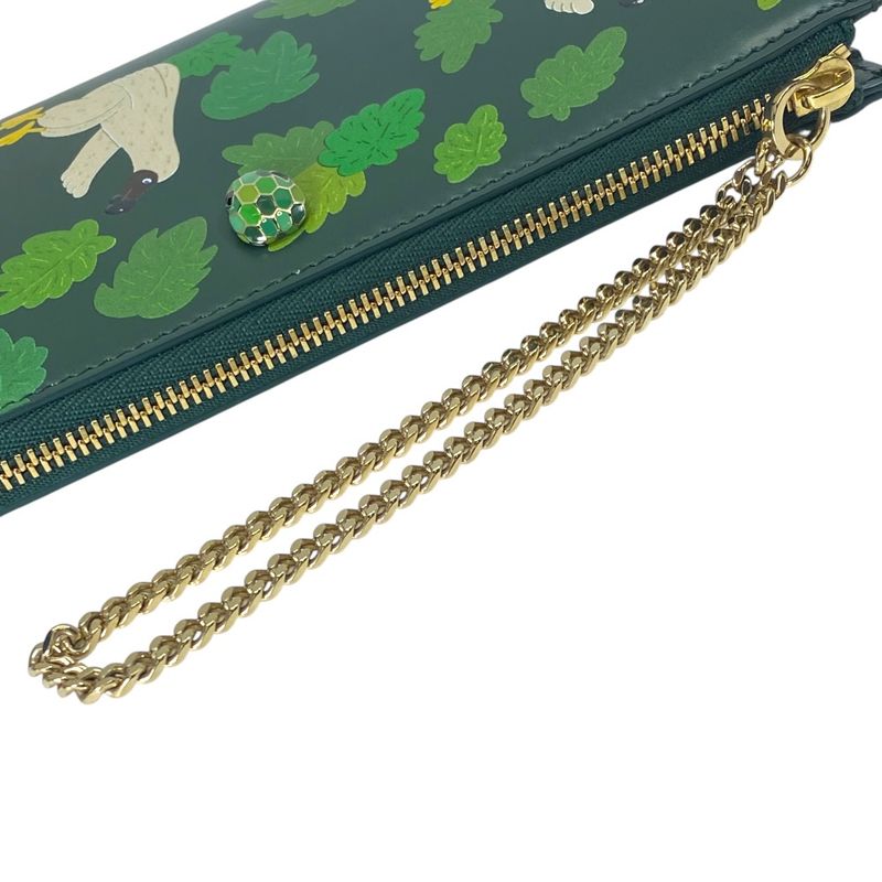 Bvlgari Limited Model Sunwoo Kim Serpenti Forever Zip Wallet Long