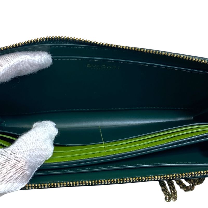 Bvlgari Limited Model Sunwoo Kim Serpenti Forever Zip Wallet Long