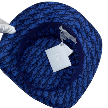 Dior Bucket Hat Teddy-d Bob Hat Trotter Auctioneer Hat Navy