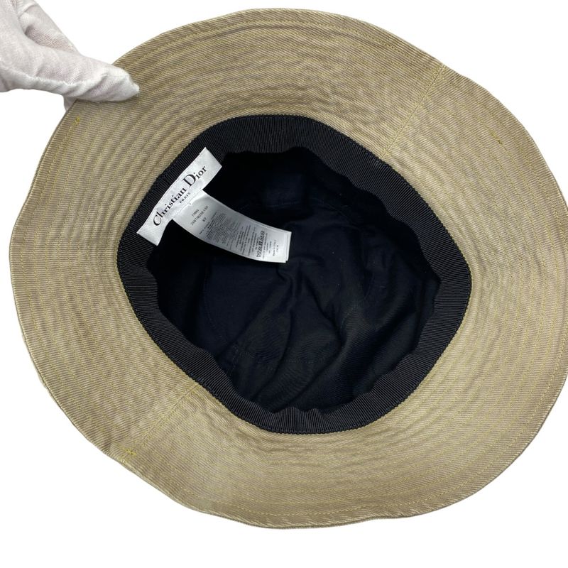 Dior Bucket Hat Union Bob Hat Beige Vintage Wash