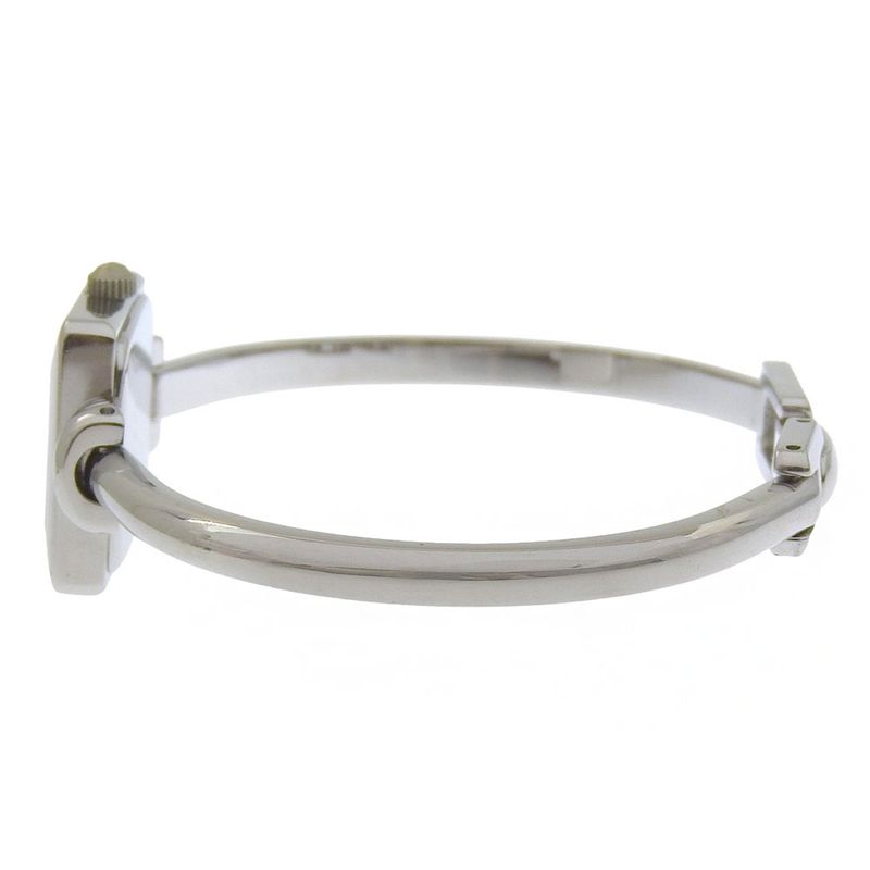 Gucci Stainless Steel Quartz Analog Display Black Dial Watch