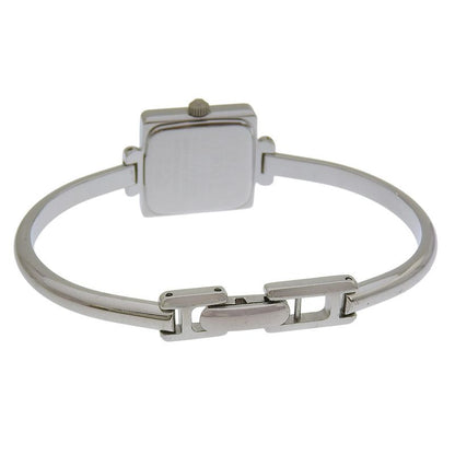 Gucci Stainless Steel Quartz Analog Display Black Dial Watch