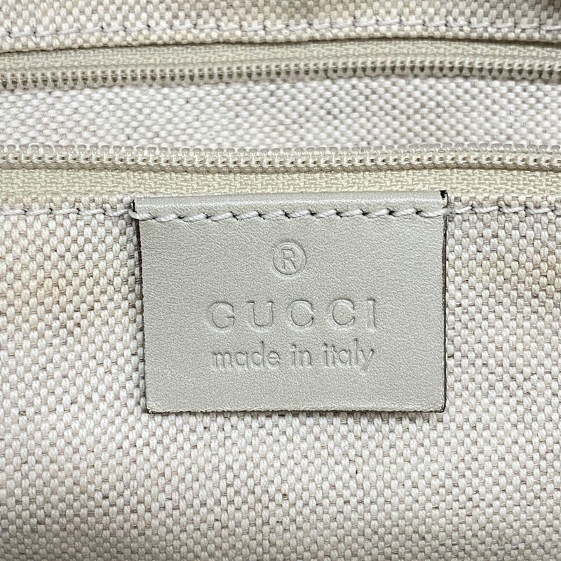 Gucci Handbag GG Canvas Beige Champagne Gold