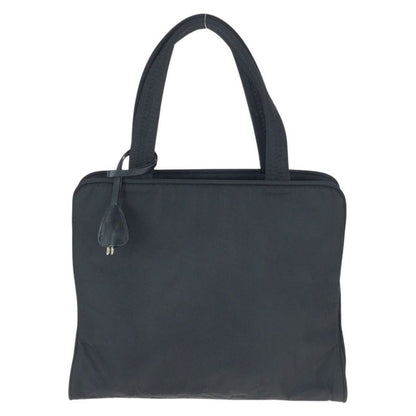 Prada Tessuto Black Silver Nylon Tote