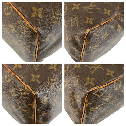Louis Vuitton Monogram Speedy 30 Brown Gold Handbag Mini