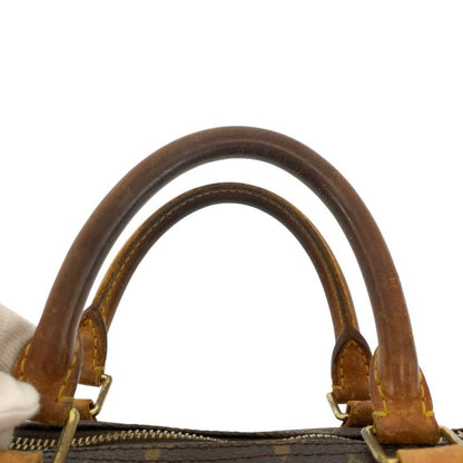 Louis Vuitton Monogram Speedy 30 Brown Gold Handbag Mini