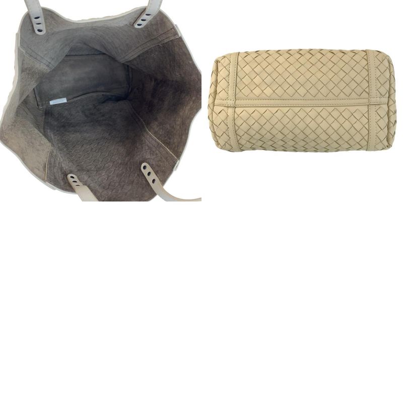 Bottega Veneta Intrecciato Ivory Leather Tote