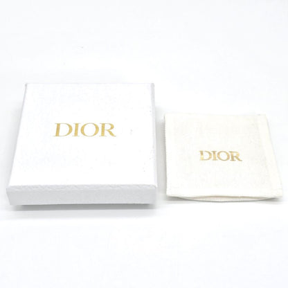 Dior Clair D Lune de Clip Earrings Both Ears White Crystal CD