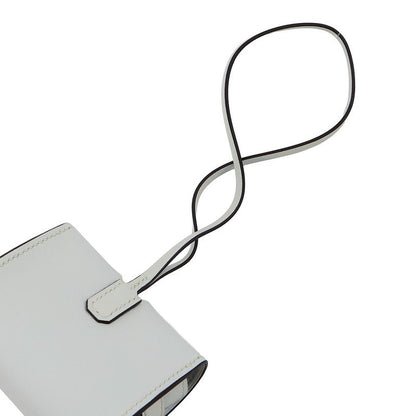 Hermes Bag Charm Kelly Festival Gripantin Silver Swift Gripantan