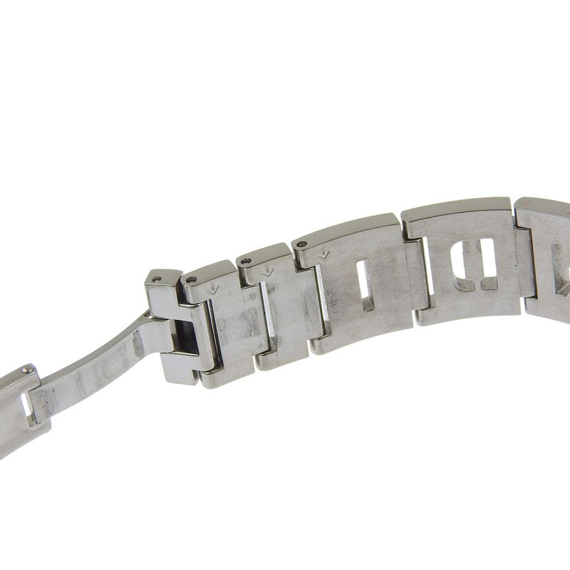 Fendi Orologi Stainless Steel Quartz Analog Display Orange Dial Watch