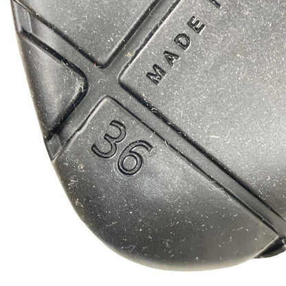 Bottega Veneta Rain Boots 36 Black Paddle Ankle