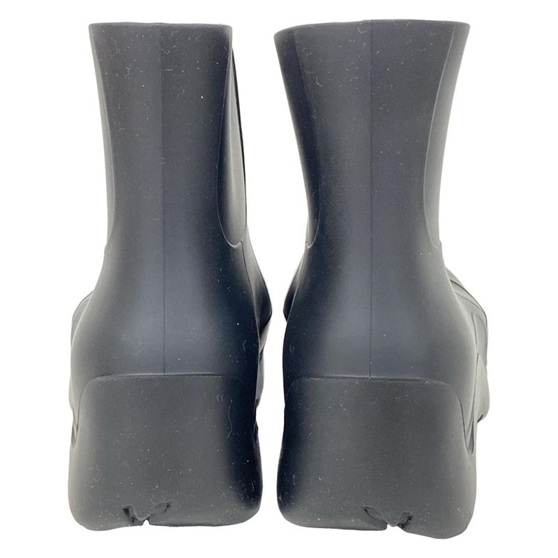 Bottega Veneta Rain Boots 36 Black Paddle Ankle