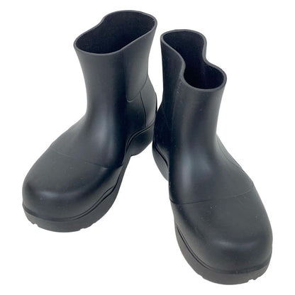 Bottega Veneta Rain Boots 36 Black Paddle Ankle