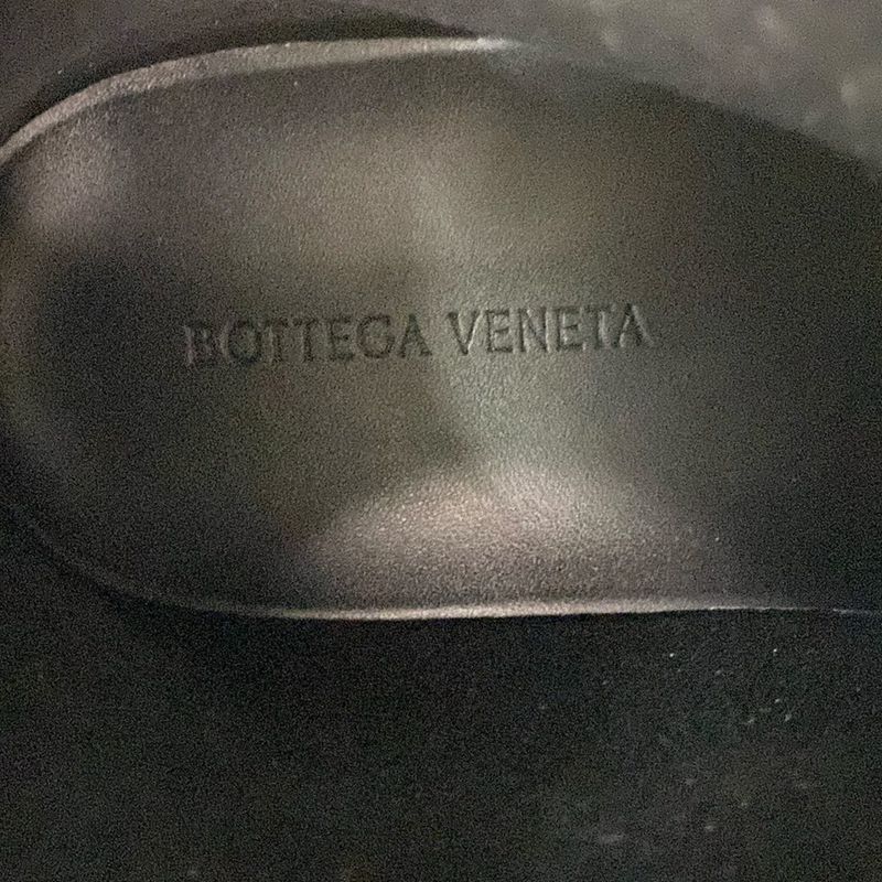 Bottega Veneta Rain Boots 36 Black Paddle Ankle