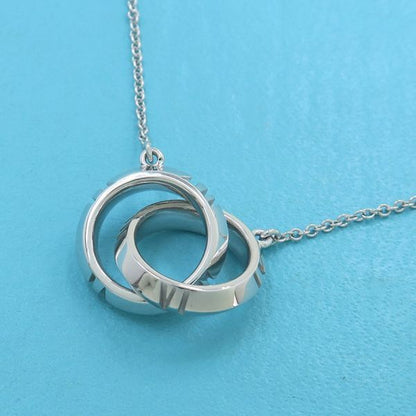Tiffany & Co. Atlas Closed Interlocking Necklace