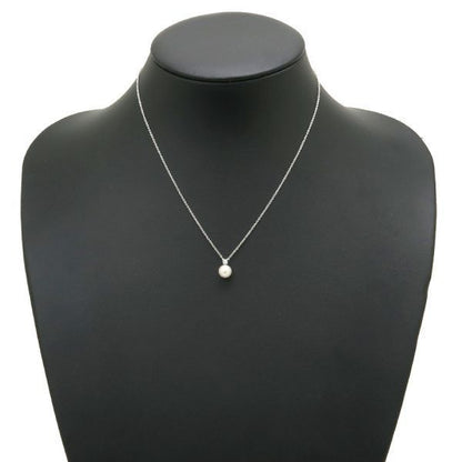 Tiffany & Co. Signature Pearl Diamond Necklace Akoya