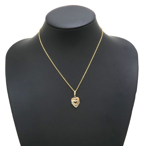 Cartier 2 Heart Charm with Chain
