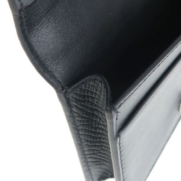 Celine Business Card Holder Grained Calfskin
