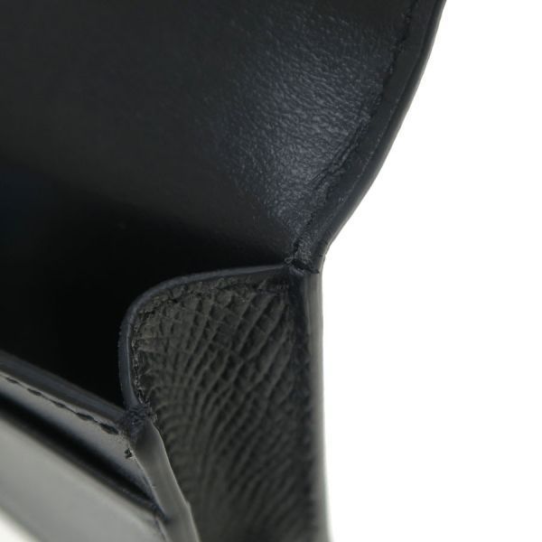 Celine Business Card Holder Grained Calfskin