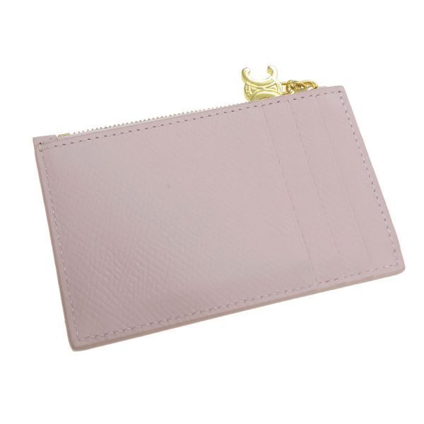 Celine Zip Card Holder Triomphe Charm