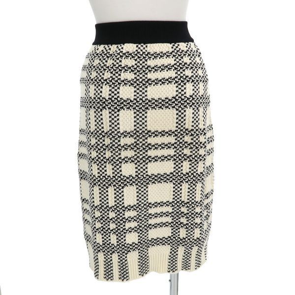 Louis Vuitton Knit Skirt Leather Canvas