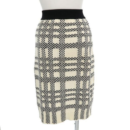 Louis Vuitton Knit Skirt Leather Canvas