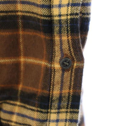 Loewe Padded Shirt Jacket Check 46 Brown