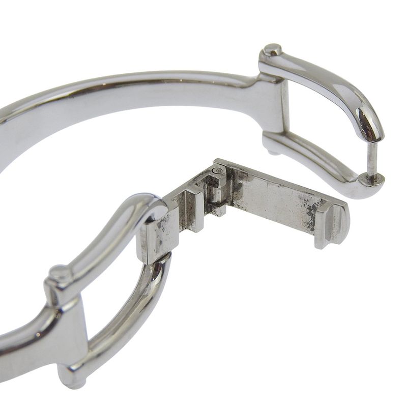 Gucci Stainless Steel Quartz Analog Display Black Dial Watch